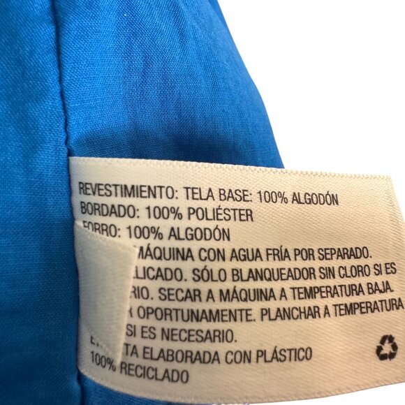 Elegant Blue Geometric Mini Dress - Picture 6 of 6